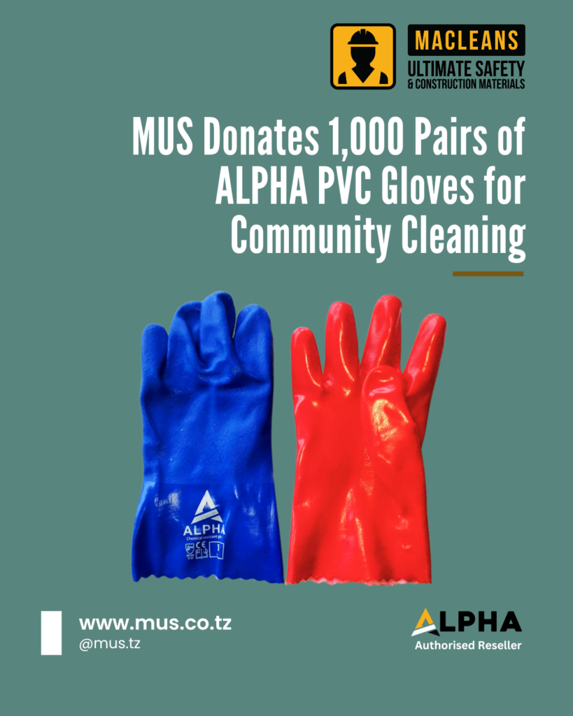 MUS Donates 1,000 Pairs of ALPHA PVC